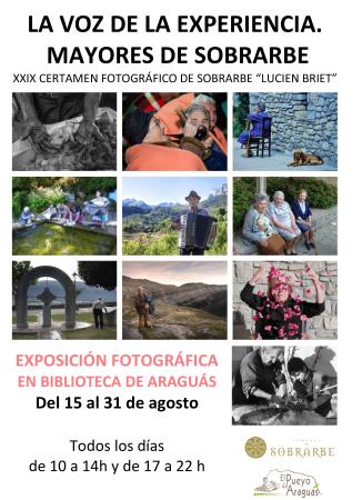 Imagen ARAGUÁS: Exposición fotográfica LA VOZ LA EXPERIENCIA MAYORES DE SOBRARBE.