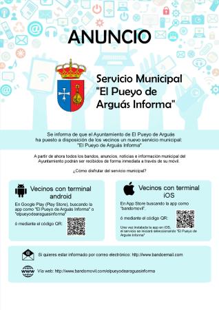 Imagen Bando móvil: recibe las informaciones del Ayuntamiento en tu móvil o en...