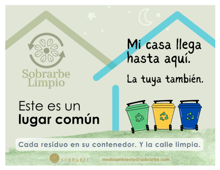 Imagen Información de la Comarca de Sobrarbe sobre residuos.