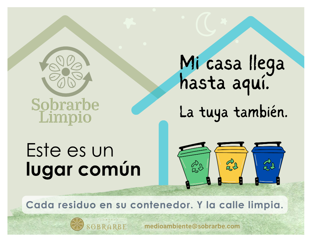 Imagen Información de la Comarca de Sobrarbe sobre residuos.