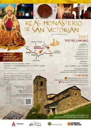 Imagen Calendario visitas guiadas Real Monasterio de San Victorián para Abril 2025