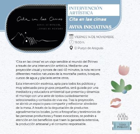 Imagen Programa Zambra d’agüerro de la Comarca de Sobrarbe para Octubre y...