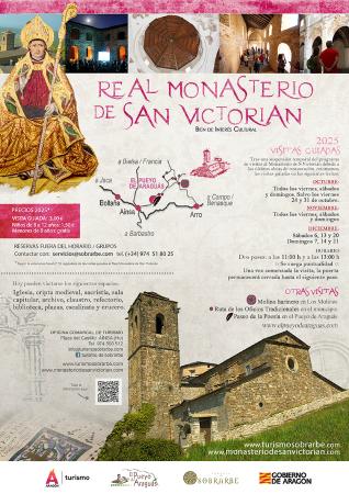 Imagen Calendario de Visitas guiadas al Real Monasterio de San Victorián 2025