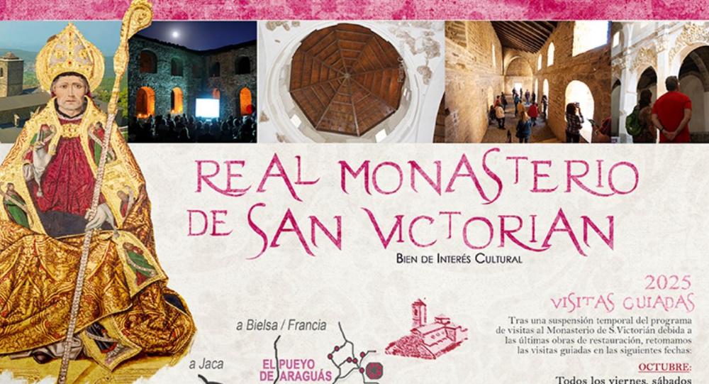 Imagen Calendario de Visitas guiadas al Real Monasterio de San Victorián 2025.